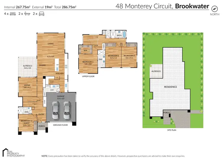 Floorplan of Homely house listing, 48 Monterey Circuit, Brookwater QLD 4300