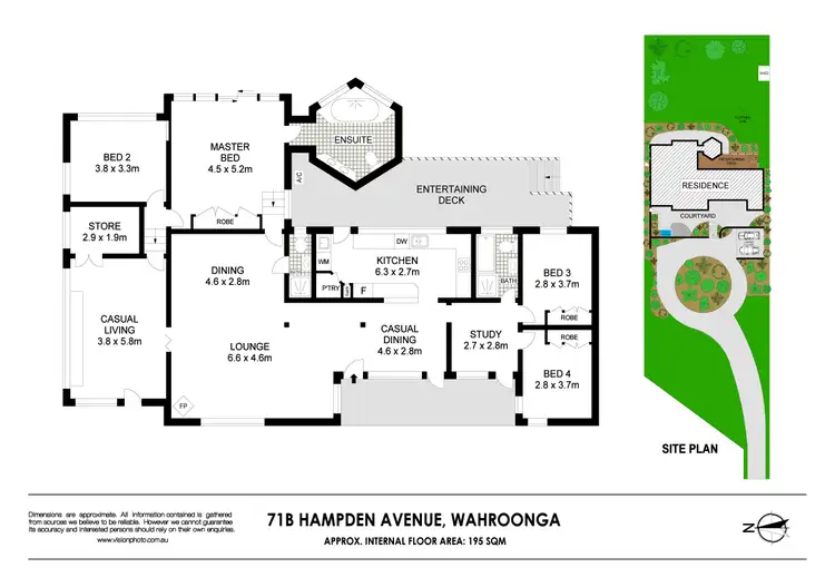 Floorplan of Homely house listing, 71B Hampden Avenue, Wahroonga NSW 2076