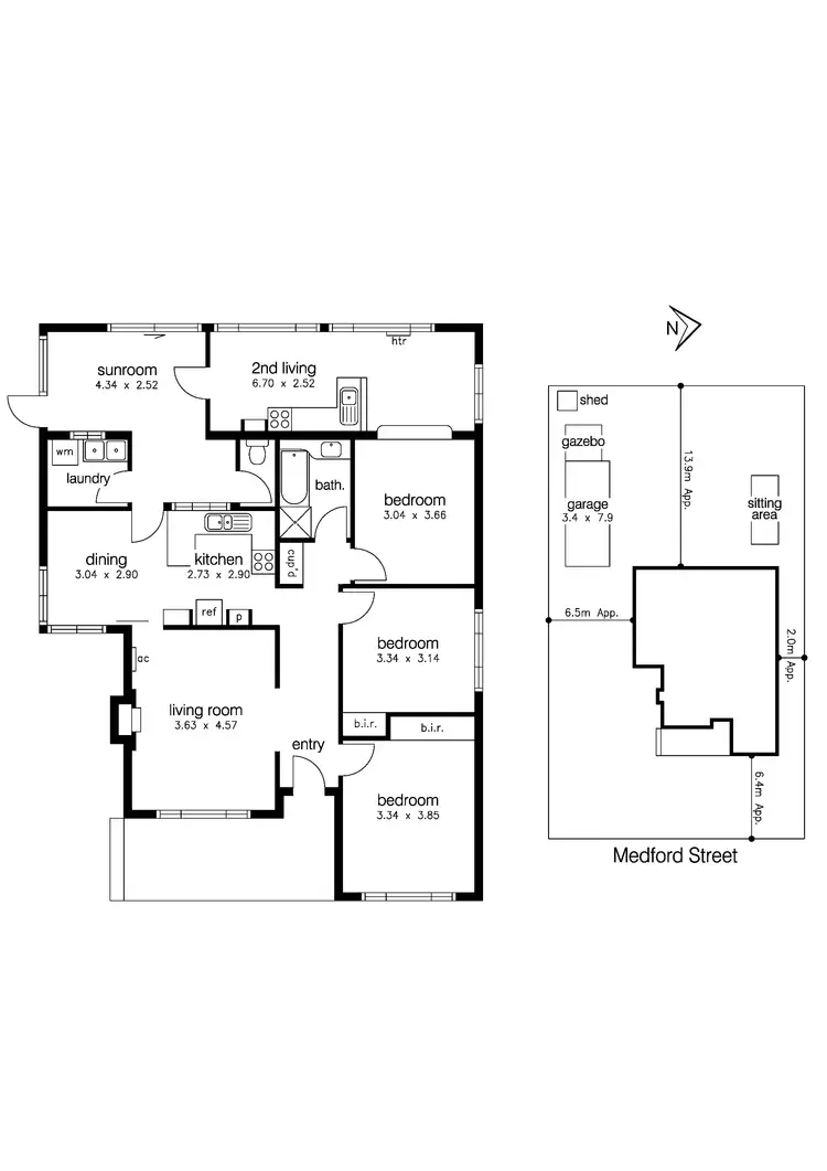 Floorplan of Homely house listing, 27 Medford Street, Altona VIC 3018