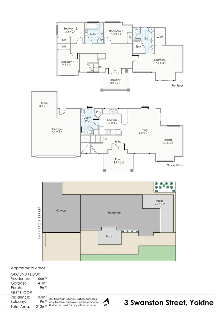 Floorplan of Homely house listing, 3 Swanston Street, Yokine WA 6060