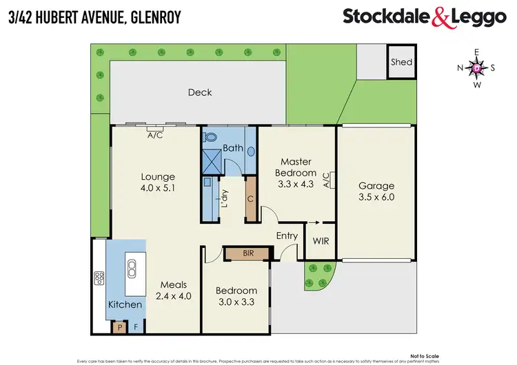 Floorplan of Homely unit listing, 3/42 Hubert Avenue, Glenroy VIC 3046