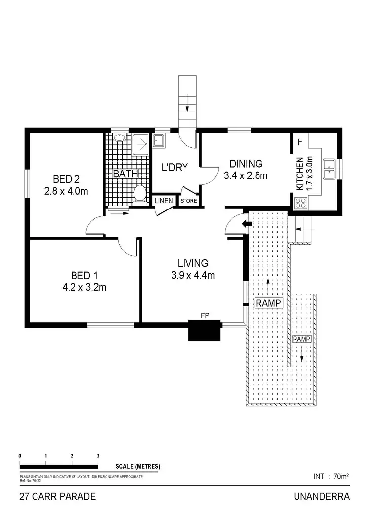 Floorplan of Homely house listing, 27 Carr Parade, Unanderra NSW 2526