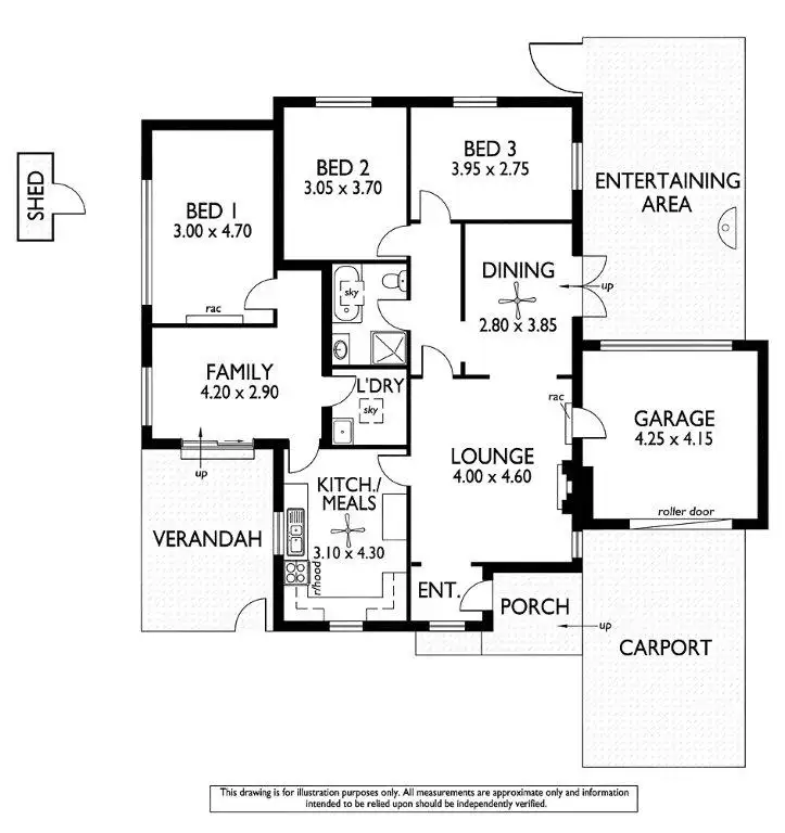 Floorplan of Homely house listing, 65 GRAY STREET, Plympton SA 5038