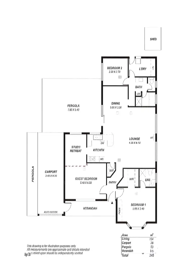 Floorplan of Homely house listing, 211 Lower Athelstone Road, Athelstone SA 5076