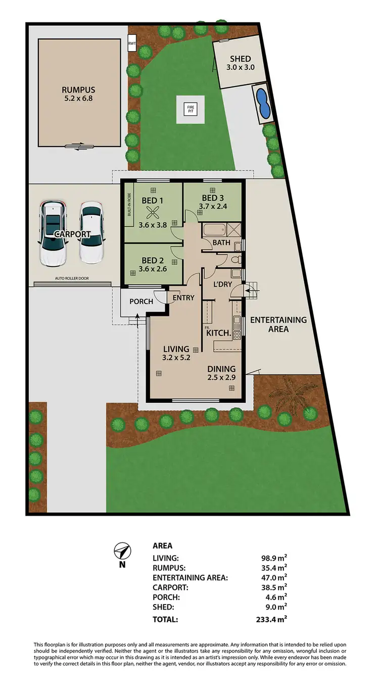 Floorplan of Homely house listing, 3 Mostyn Cresent, Salisbury East SA 5109