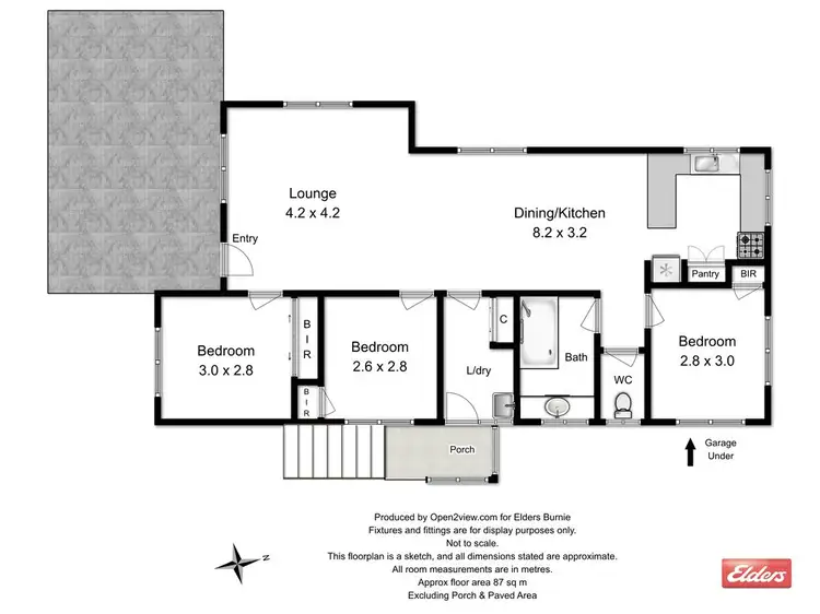 Floorplan of Homely house listing, 35 Singline Avenue, Romaine TAS 7320