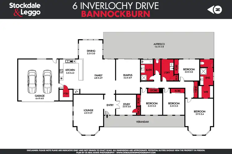 Floorplan of Homely house listing, 6 Inverlochy Drive, Bannockburn VIC 3331