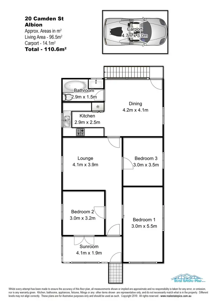 Floorplan of Homely house listing, 20 Camden Street, Albion QLD 4010