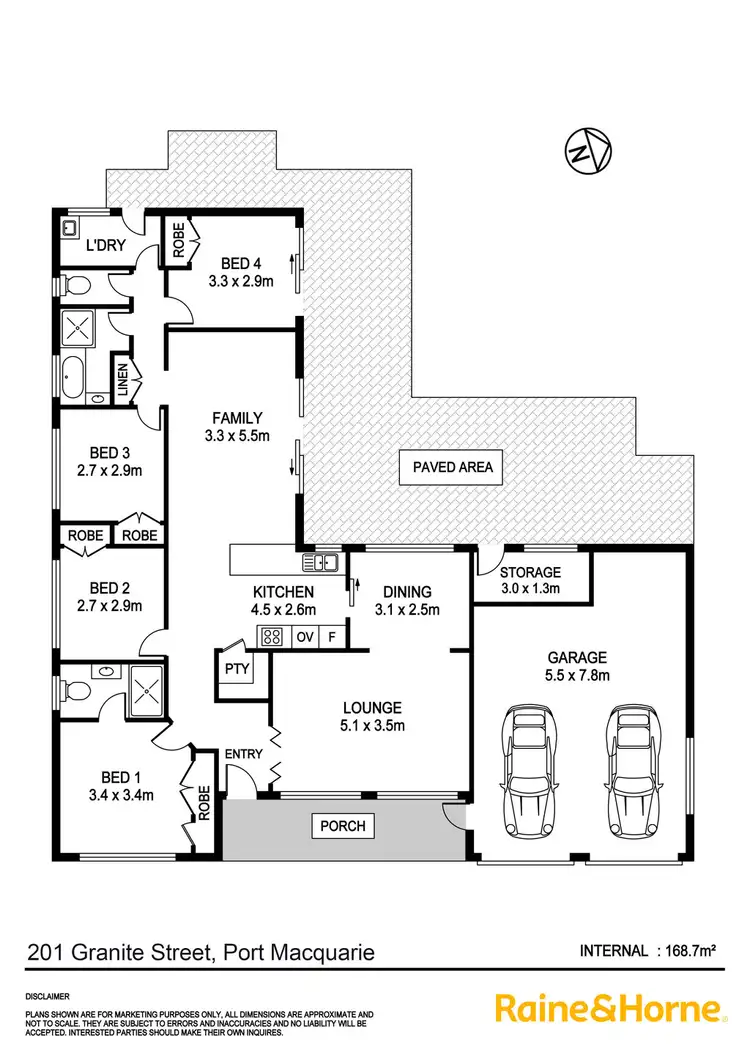 Floorplan of Homely house listing, 201 Granite Street, Port Macquarie NSW 2444