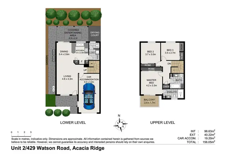 Floorplan of Homely townhouse listing, 2/429 WATSON ROAD, Acacia Ridge QLD 4110