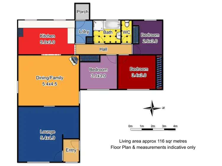 Floorplan of Homely house listing, 3 Maxime Place, Orange NSW 2800