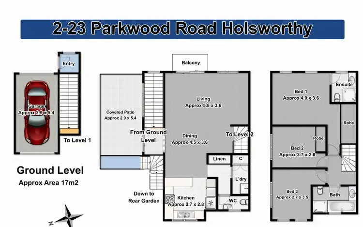 Floorplan of Homely house listing, 2/23 Parkwood Road, Holsworthy NSW 2173