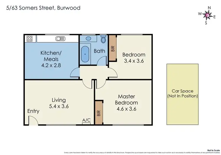 Floorplan of Homely unit listing, 5/63 Somers Street, Burwood VIC 3125