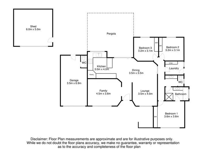Floorplan of Homely house listing, 7 Hawk Place, Mount Gambier SA 5290