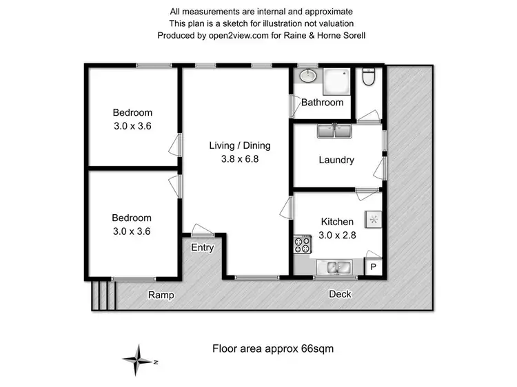 Floorplan of Homely house listing, 10 Little Falcon Street, Primrose Sands TAS 7173