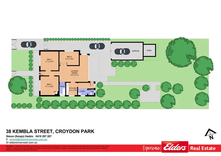 Floorplan of Homely house listing, 38 Kembla Street, Croydon Park NSW 2133
