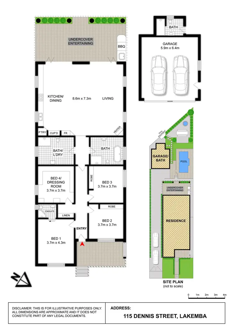 Floorplan of Homely house listing, 115 Dennis Street, Lakemba NSW 2195