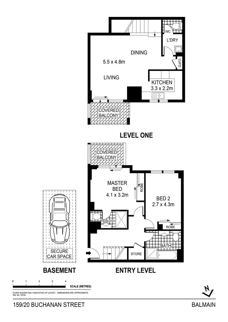 Floorplan of Homely apartment listing, 159/20 Buchanan Street, Balmain NSW 2041