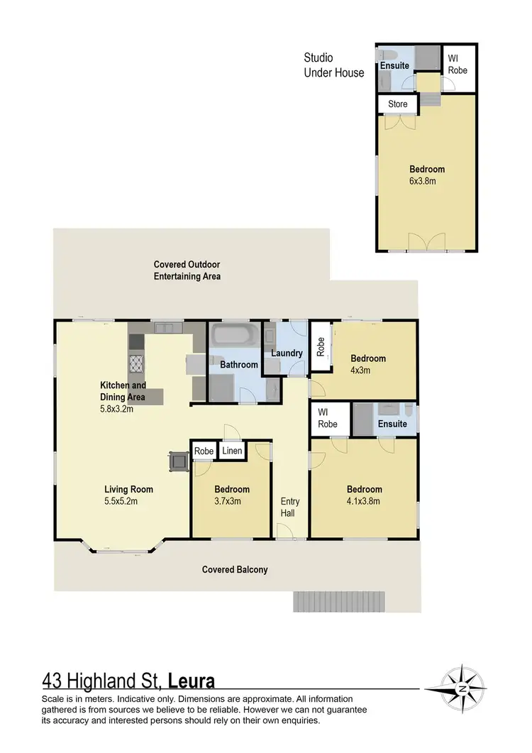 Floorplan of Homely house listing, 43 Highland Street, Leura NSW 2780