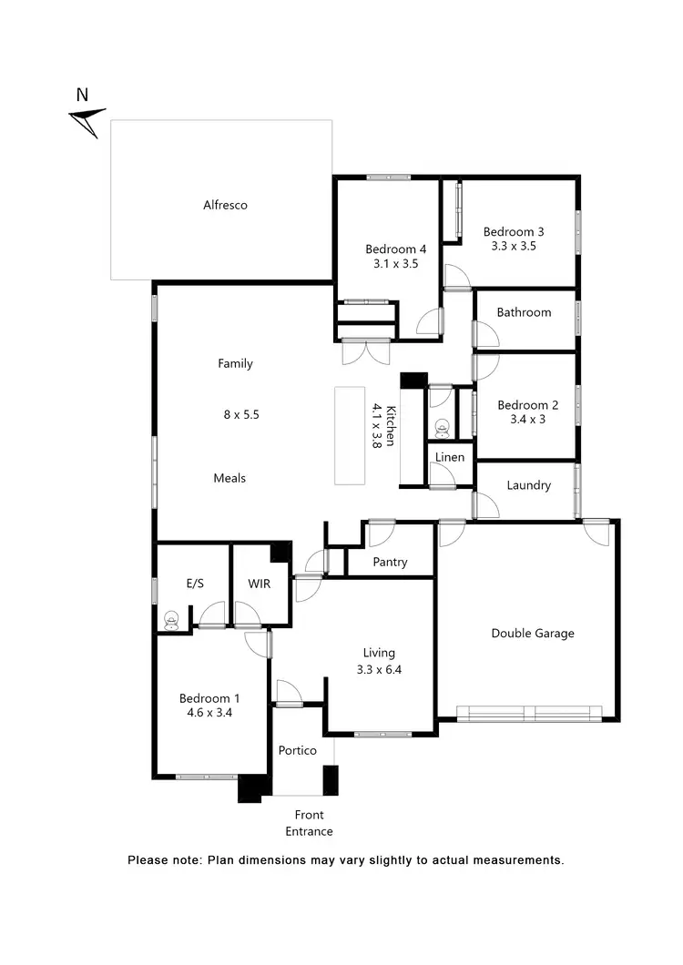 Floorplan of Homely house listing, 23 Hamlin Street, Miners Rest VIC 3352