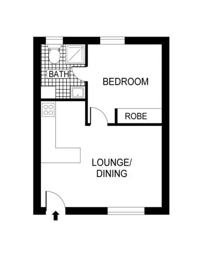 Floorplan of Homely unit listing, 34/22 Mowatt Street, Queanbeyan East NSW 2620