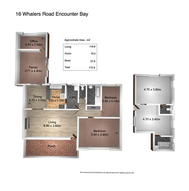 Floorplan of Homely house listing, 16 WHALERS ROAD, Encounter Bay SA 5211