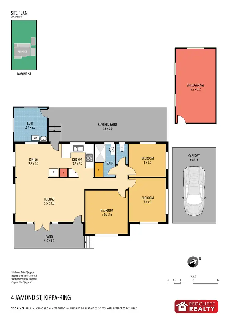 Floorplan of Homely house listing, 4 Jamond Street, Kippa-ring QLD 4021