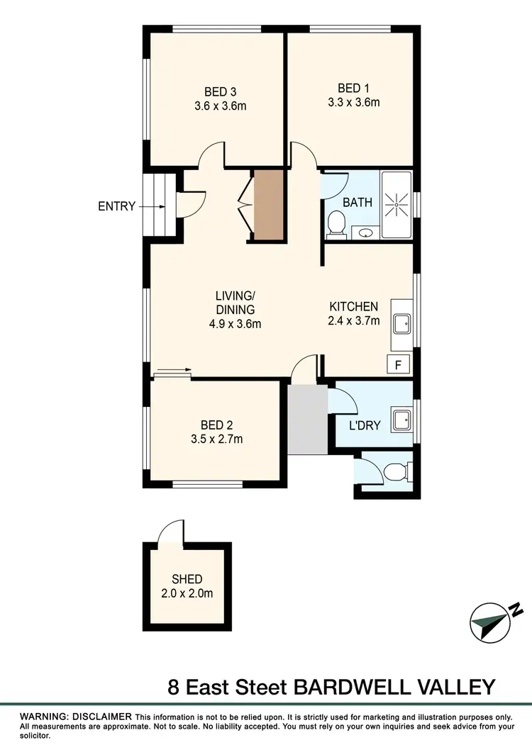 Floorplan of Homely house listing, 8 East Street, Bardwell Valley NSW 2207