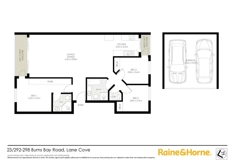 Floorplan of Homely apartment listing, 23/292-298 Burns Bay Road, Lane Cove NSW 2066