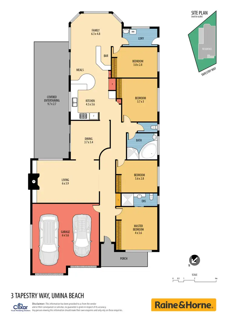 Floorplan of Homely house listing, 3 Tapestry Way, Umina Beach NSW 2257