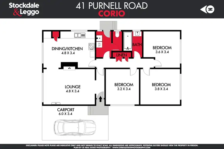 Floorplan of Homely house listing, 41 Purnell Road, Corio VIC 3214