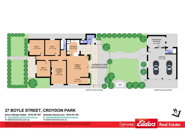 Floorplan of Homely house listing, 27 Boyle Street, Croydon Park NSW 2133