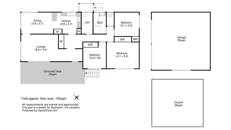 Floorplan of Homely house listing, 30 Clinton Road, Geilston Bay TAS 7015