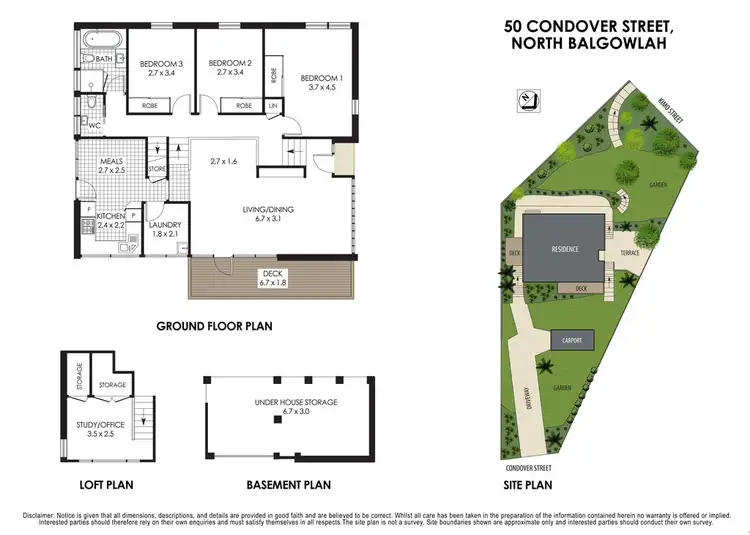 Floorplan of Homely house listing, 50 Condover Street, North Balgowlah NSW 2093