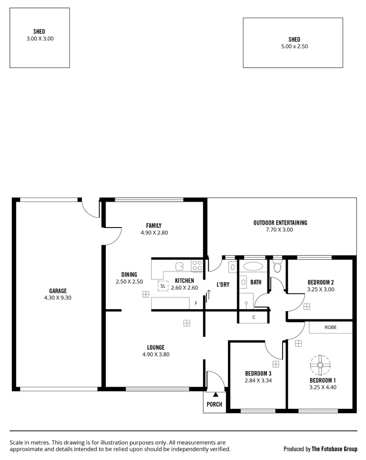 Floorplan of Homely house listing, 12 Leon Street, Salisbury North SA 5108