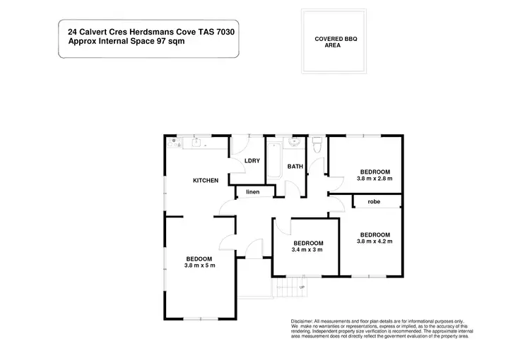 Floorplan of Homely house listing, 24 Calvert Crescent, Herdsmans Cove TAS 7030