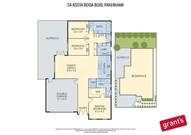 Floorplan of Homely house listing, 54 Kosta Boda Boulevard, Pakenham VIC 3810