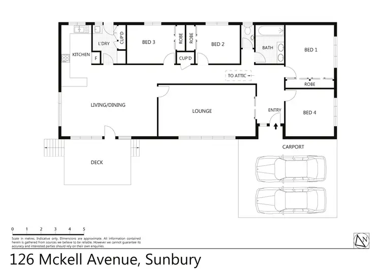 Floorplan of Homely house listing, 126 McKell Avenue, Sunbury VIC 3429
