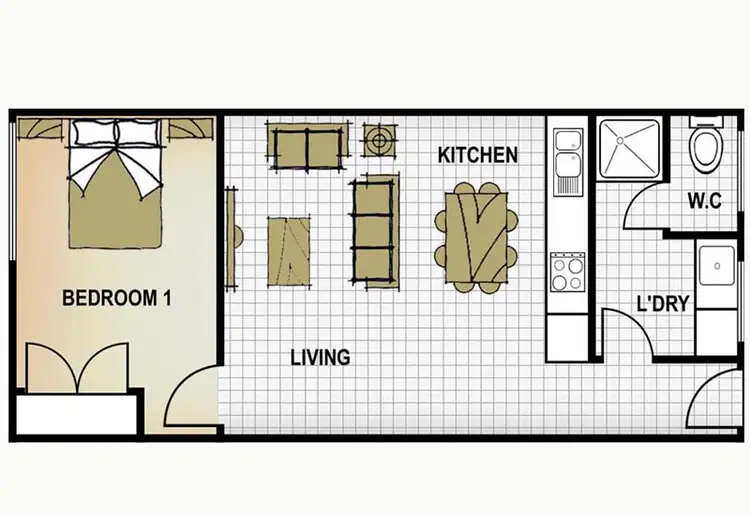 Floorplan of Homely unit listing, 7/131 Church Street, Geelong West VIC 3218