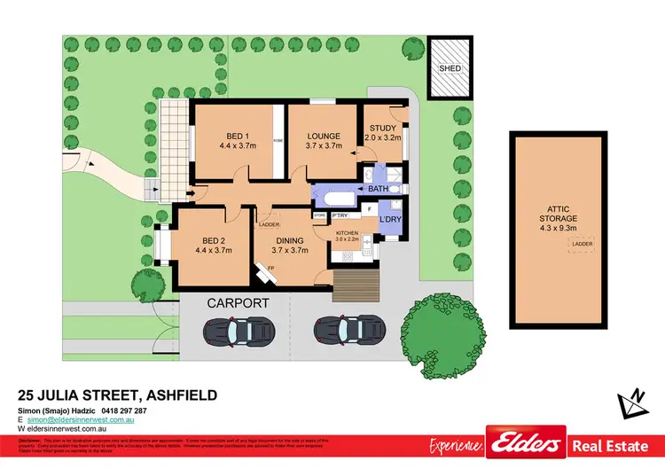 Floorplan of Homely house listing, 25 Julia Street, Ashfield NSW 2131