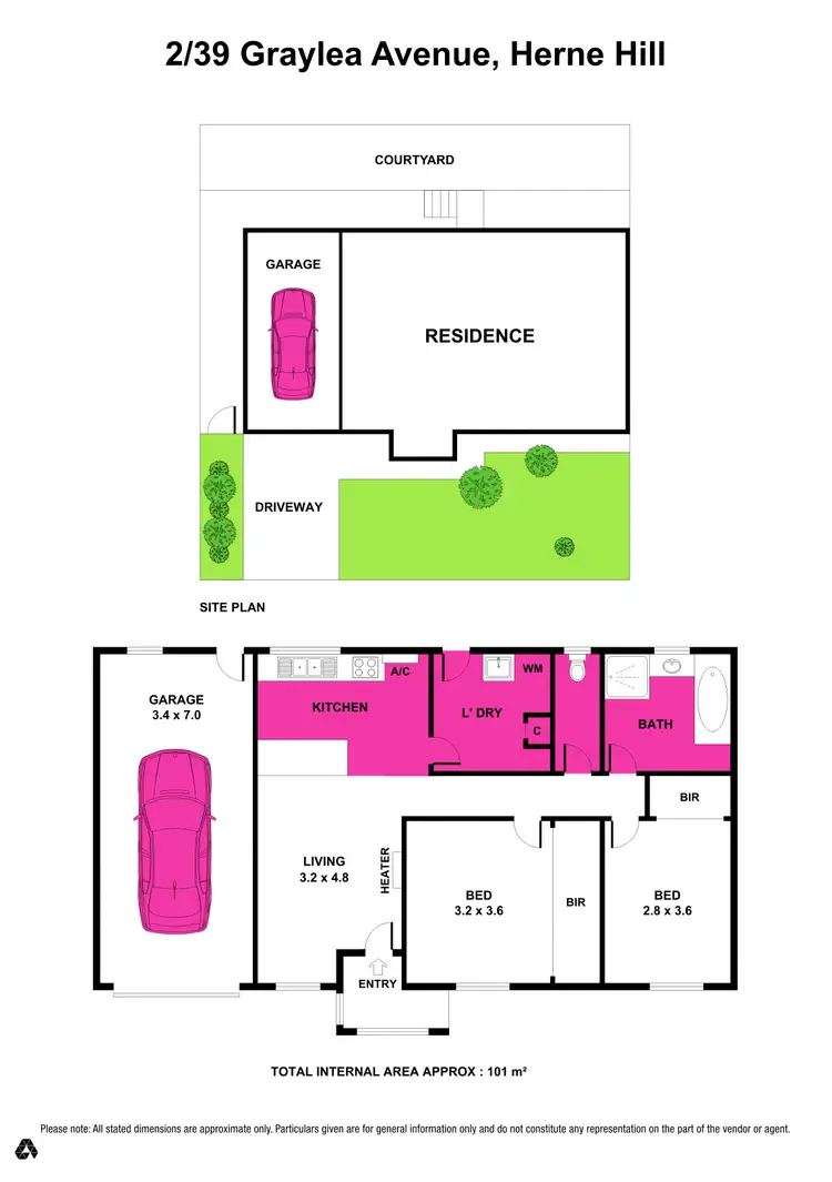 Floorplan of Homely house listing, 2/39 Graylea Avenue, Herne Hill VIC 3218