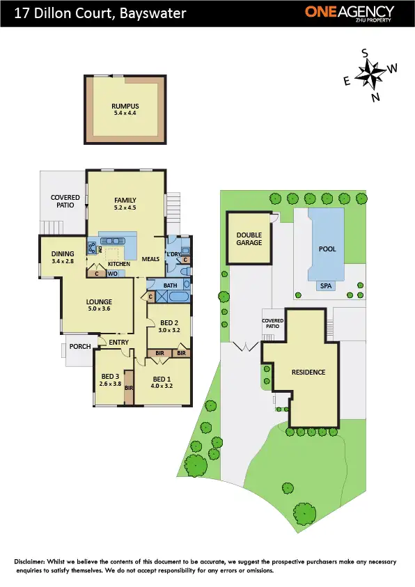 Floorplan of Homely house listing, 17 Dillon Court, Bayswater VIC 3153