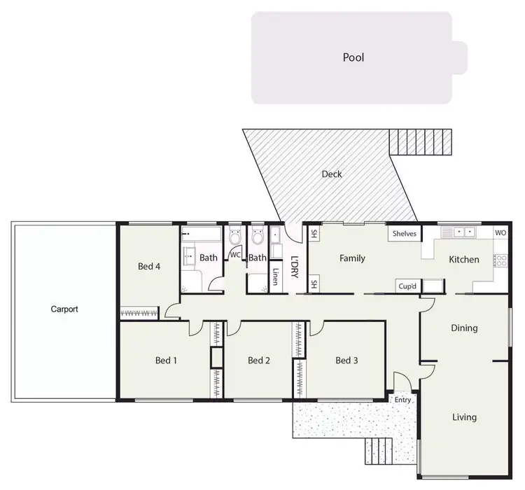 Floorplan of Homely house listing, 29 Parker Street, Curtin ACT 2605