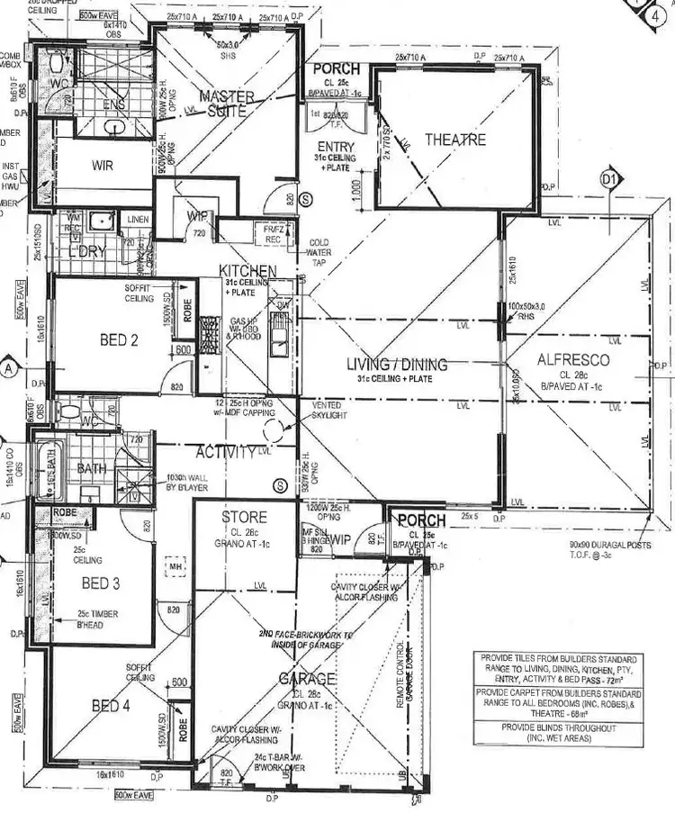 Floorplan of Homely house listing, 70 Ferndale Avenue, Dalyellup WA 6230
