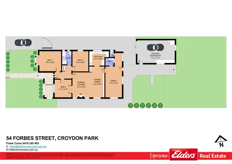 Floorplan of Homely house listing, 54 Forbes Street, Croydon Park NSW 2133