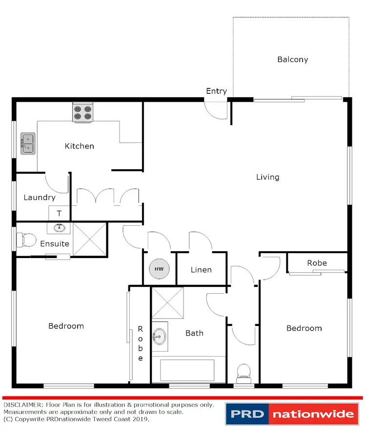 Floorplan of Homely apartment listing, 1/23 Kingscliff Street, Kingscliff NSW 2487