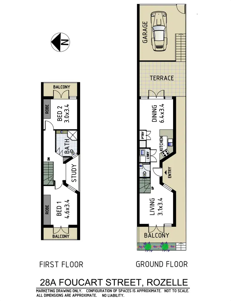 Floorplan of Homely house listing, 28A Foucart Street, Rozelle NSW 2039