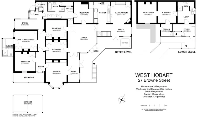 Floorplan of Homely house listing, 27 Browne Street, West Hobart TAS 7000