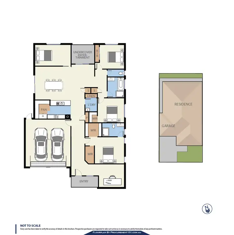 Floorplan of Homely house listing, 34 Broadleaf Court, Keysborough VIC 3173