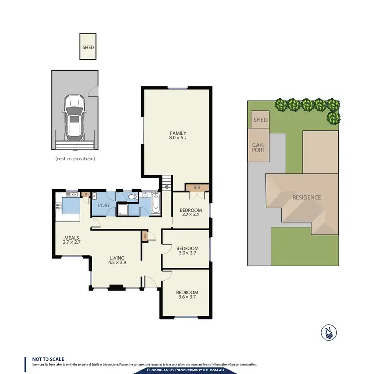 Floorplan of Homely house listing, 8 Jonathan Court, Noble Park VIC 3174